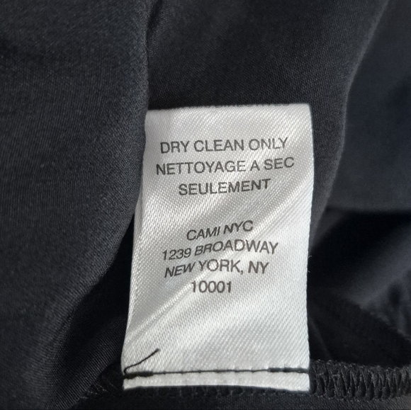 CAMI NYC Linden Pant Black Wide-Leg Pants with Tassel Fringe Silk XS - Picture 8 of 8